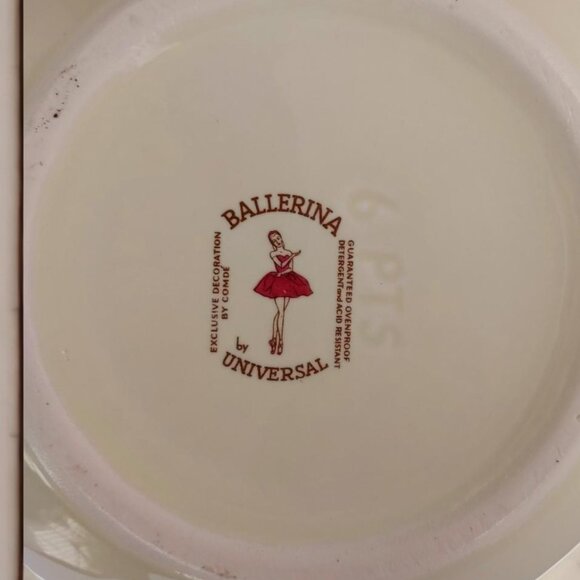 1950s Vintage Universal Ballerina Rosetta Pattern Ice Lip Pitcher - Picture 9 of 10